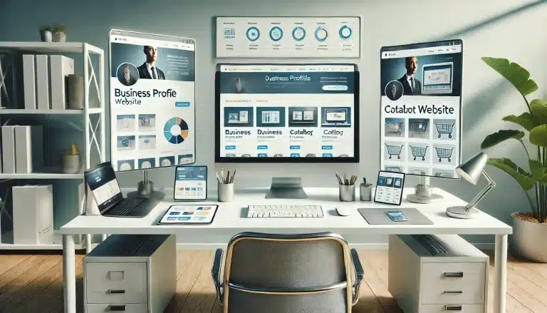 Adapting a website to the business type